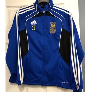 Adidas Royal Blue team soccer jacket